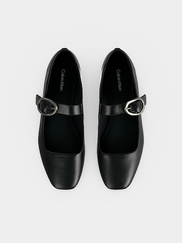 regular Ballerina con cinturino di Calvin Klein in nero