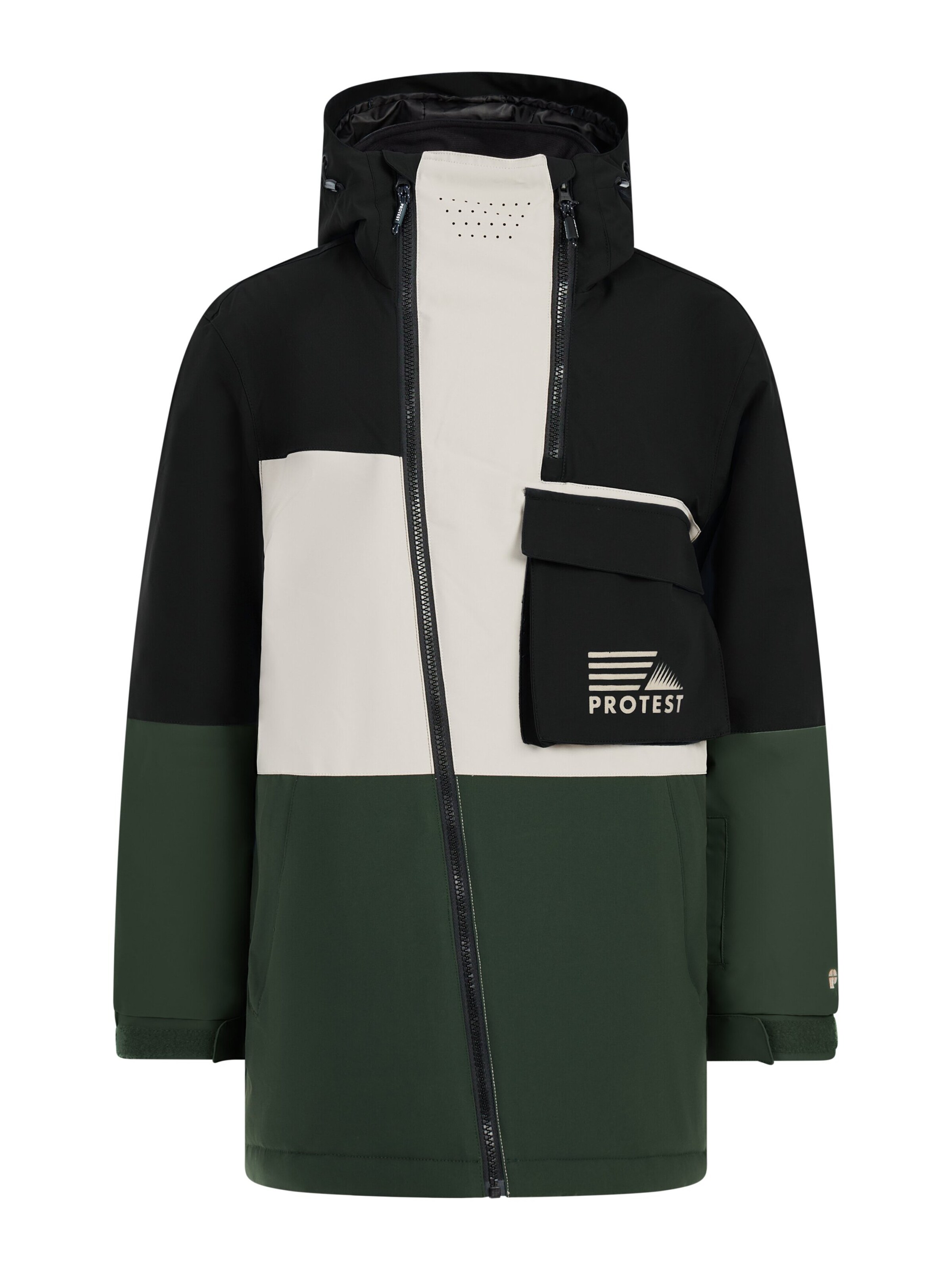 PROTEST Sports jacket 'PRTTrax JR' in Green: front
