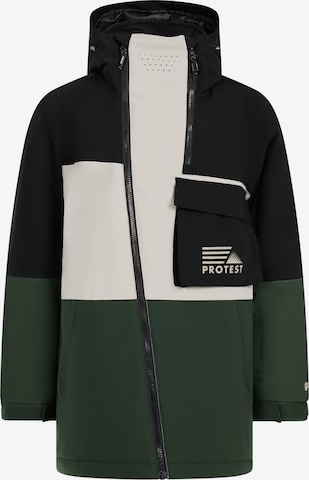 PROTEST Sports jacket 'PRTTrax JR' in Green: front