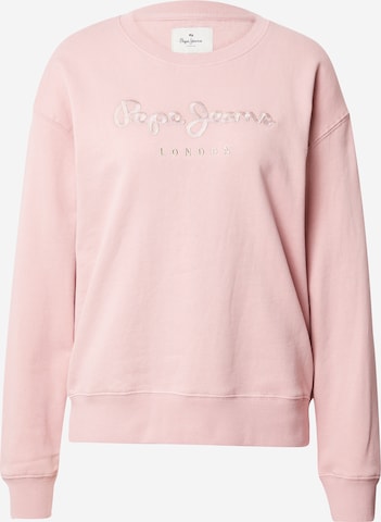 Pepe Jeans Mikina 'Loreta' – pink: přední strana