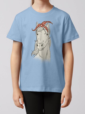 T-Shirt 'Pferd' watabout.kids en bleu