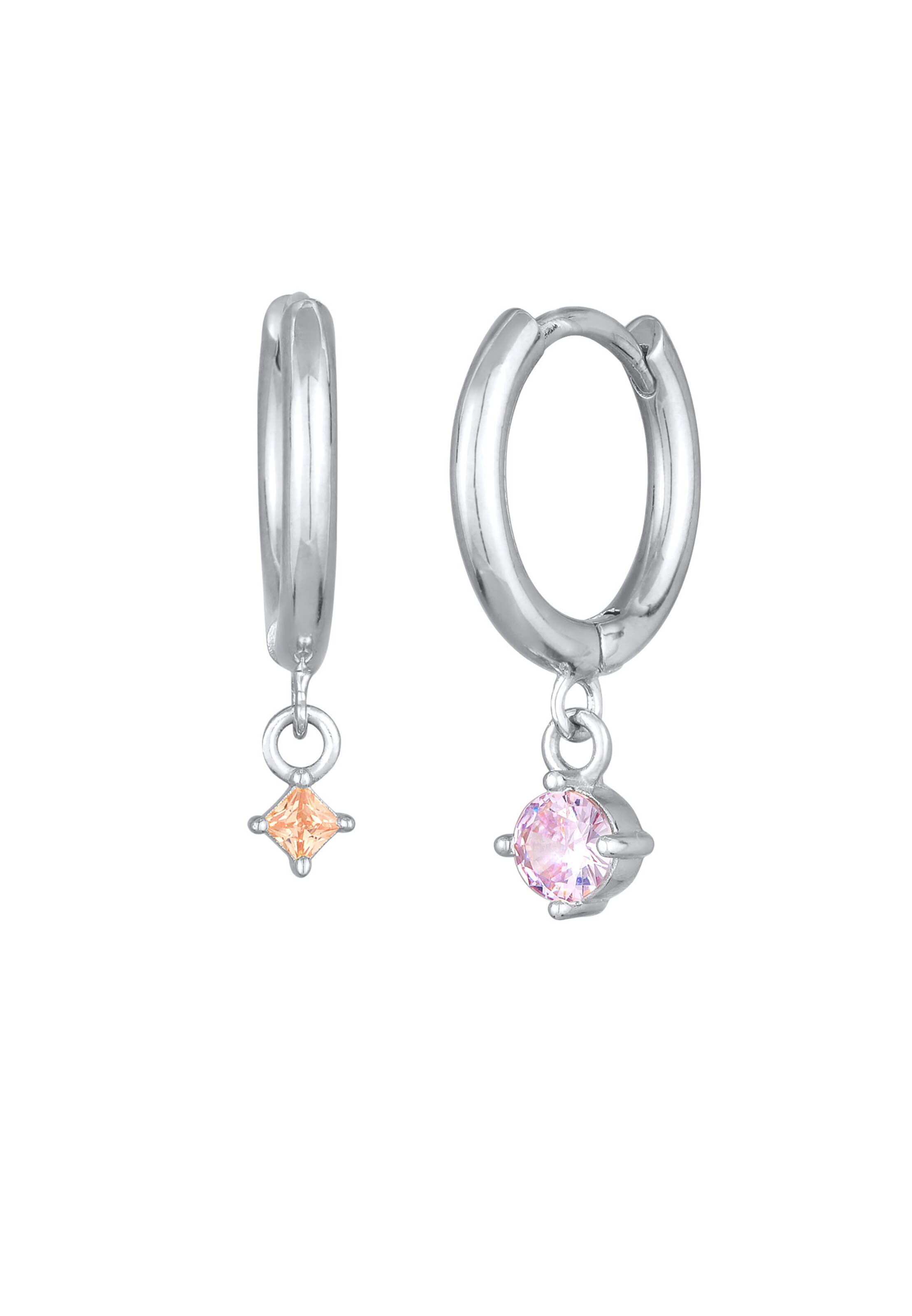 ELLI Ohrringe 'Kristall' in Silber
