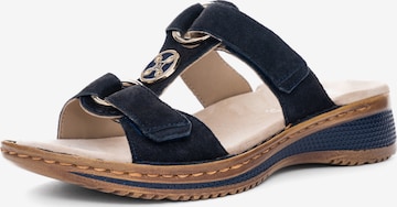 ARA Pantolette in Blau: Vorderseite