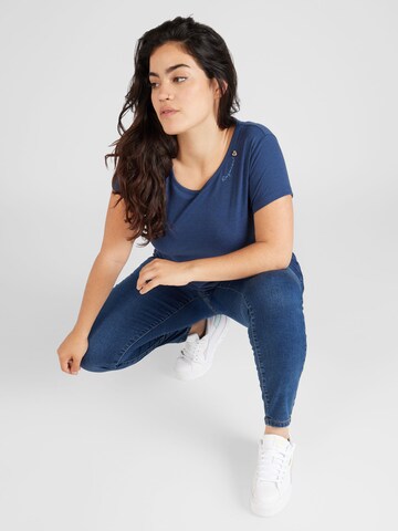 Ragwear Plus T-Shirt 'MINTT' in Blau