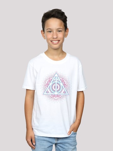 F4NT4STIC Shirt 'Heiligtümer des Todes' in Wit: voorkant