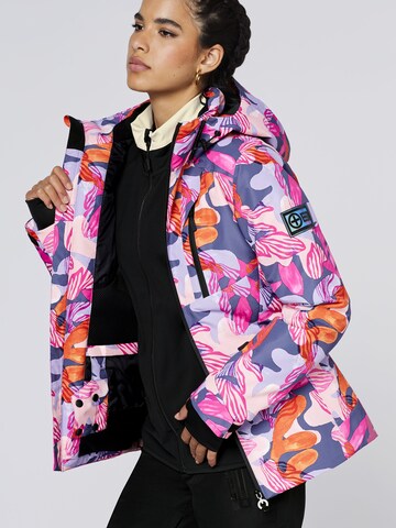 CHIEMSEE Athletic Jacket ' mit Allover-Print ' in Purple