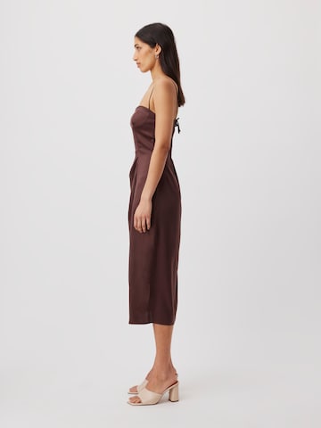 LeGer Premium Dress 'Camilla' in Brown