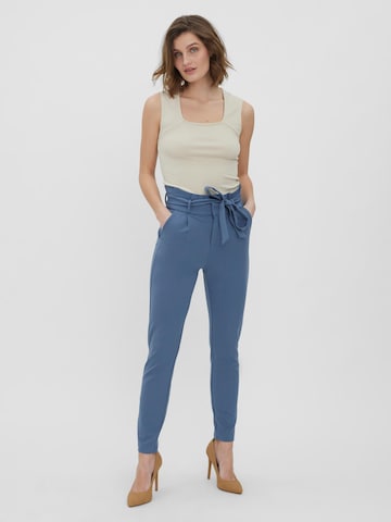 VERO MODA Slimfit Hose 'Eva' in Blau