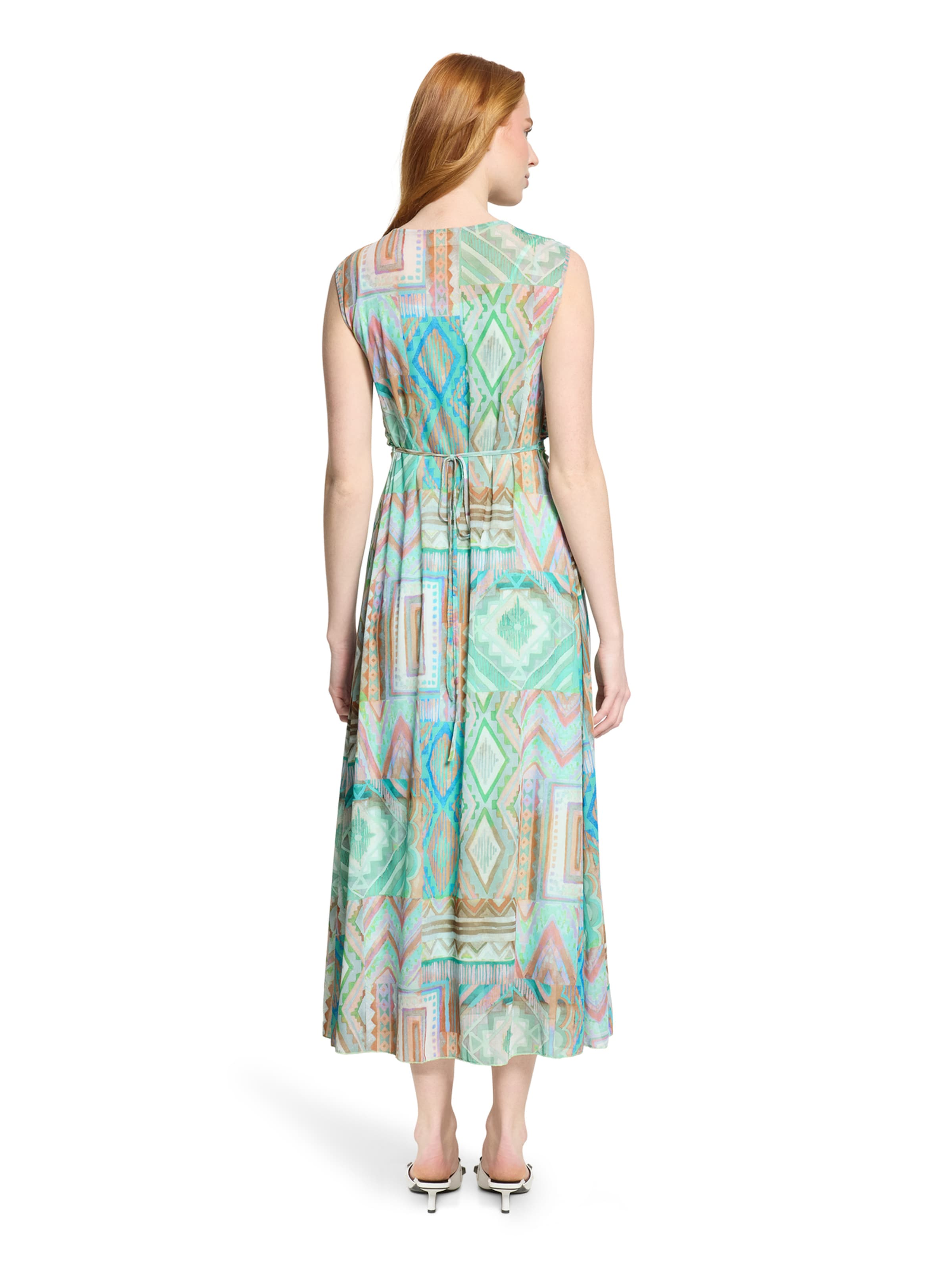 Cartoon Avondjurk in Groen