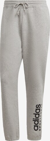 Pantalon de sport 'All SZN Fleece Graphic' ADIDAS SPORTSWEAR en gris : devant