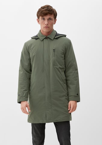 s.Oliver Between-Seasons Coat in Green: front