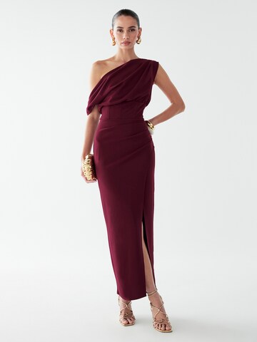 BWLDR - Vestido de noche 'Rhodia' en rojo