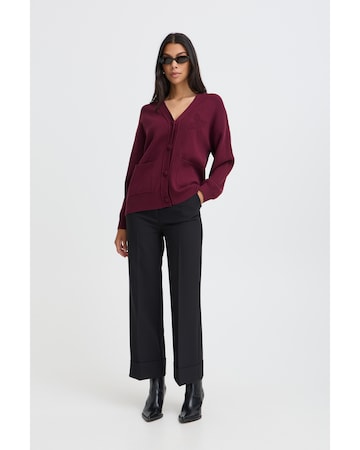 b.young Knit cardigan in Blue
