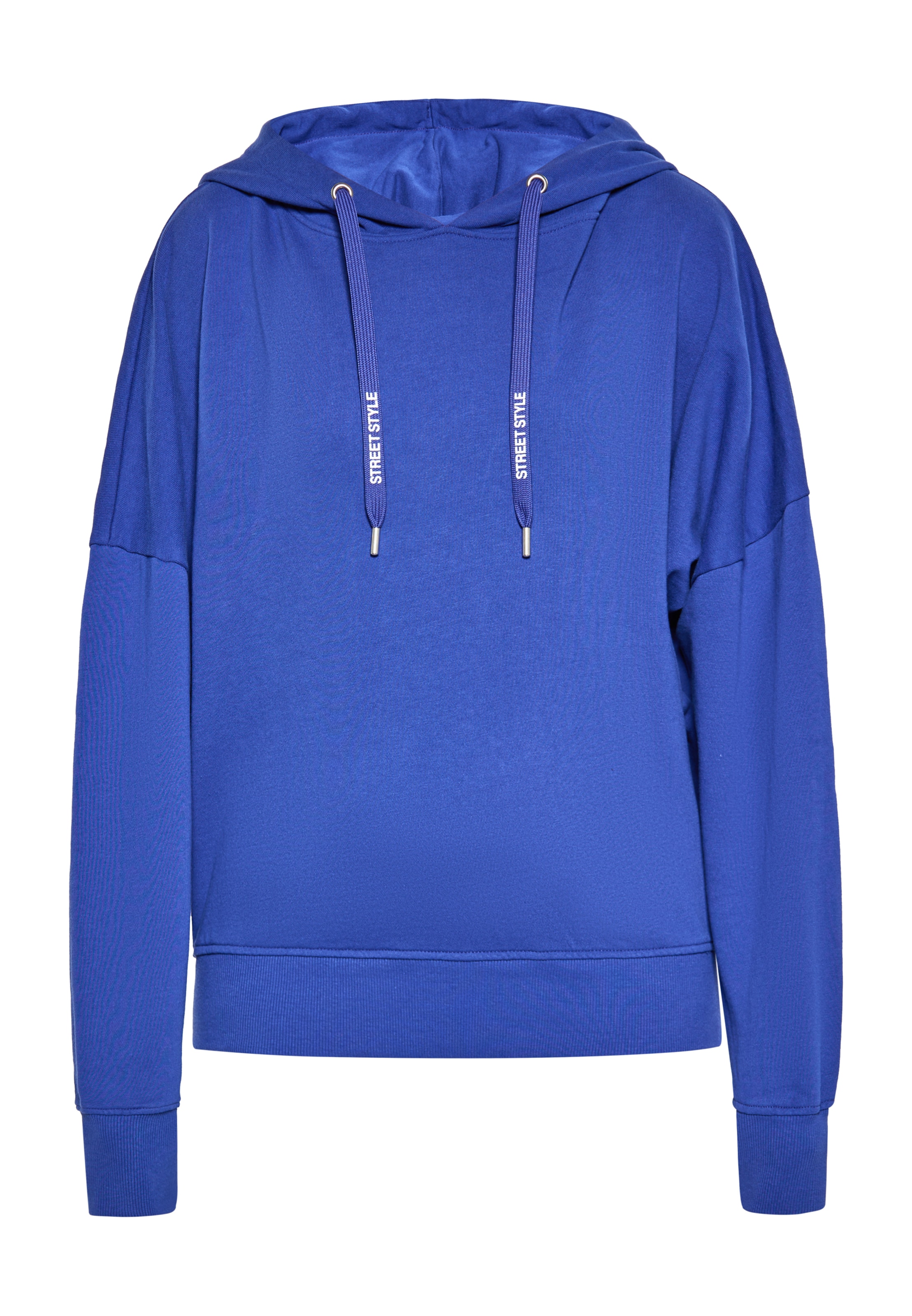 swirly Μπλούζα φούτερ σε μπλε: μπροστά