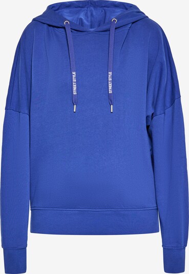 swirly Sweatshirt in blau, Produktansicht