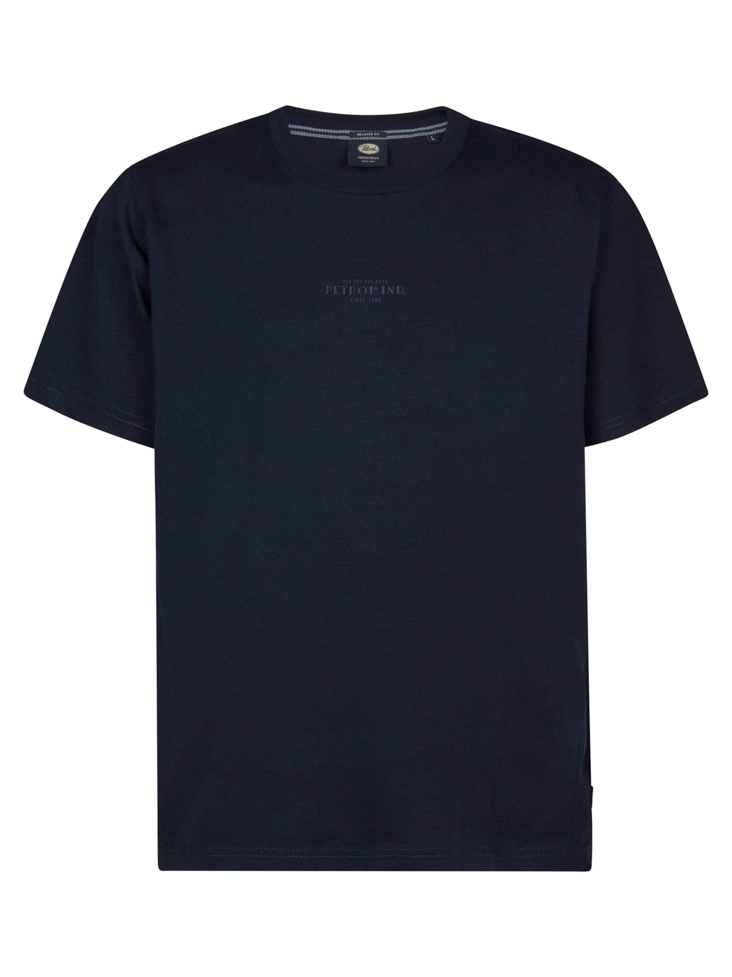 T-Shirt Petrol Industries en bleu : devant