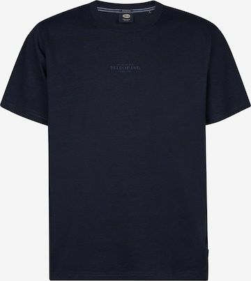 T-Shirt Petrol Industries en bleu : devant