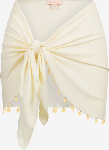 Moda Minx Skirt 'Coin Short' in White: front