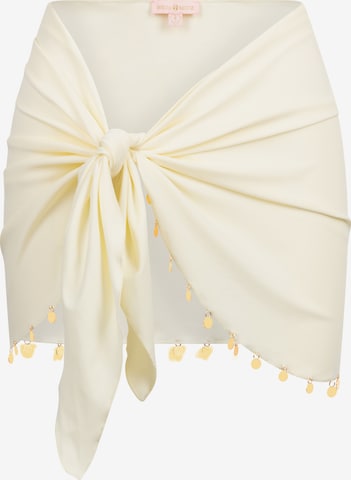 Moda Minx Skirt 'Coin Short' in White: front