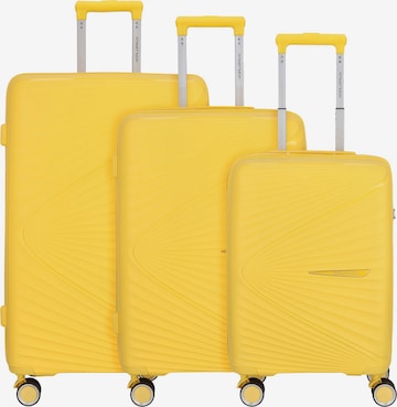 Set di valigie 'Vegas' di Worldpack in giallo: frontale