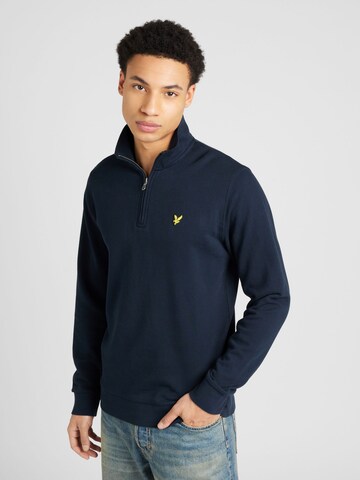 Lyle & Scott Sweatshirt in Blauw: voorkant