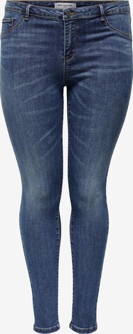 ONLY Carmakoma Skinny Jeans 'Floria' in Blauw: voorkant