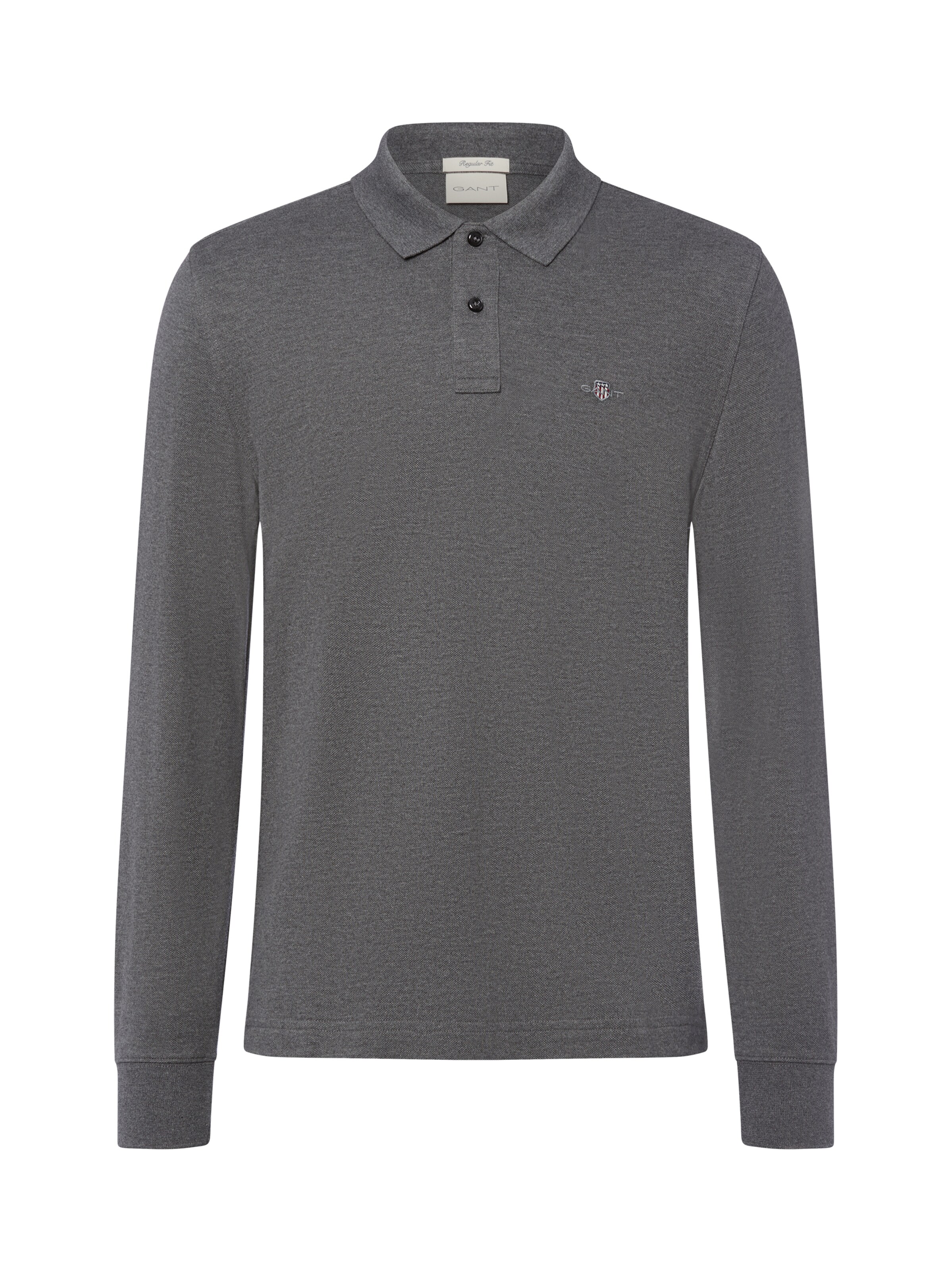 T-Shirt GANT en gris : devant