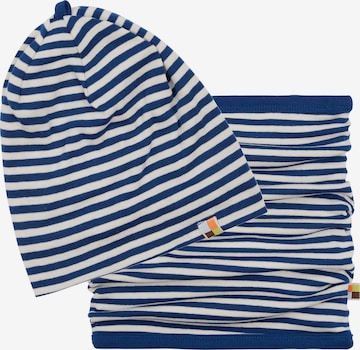 loud + proud Beanie in Blue: front