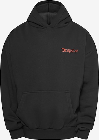 Dropsize Суичър 'In Good We Trust' в черно: отпред