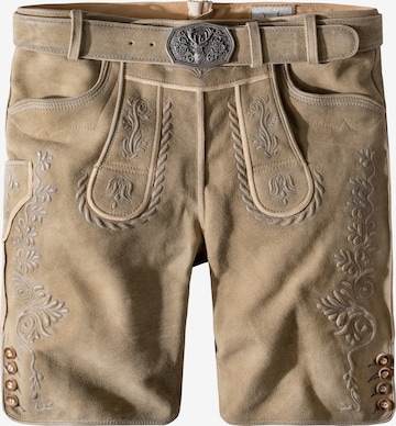 Pantalon folklorique 'OLIVER' STOCKERPOINT en beige : devant