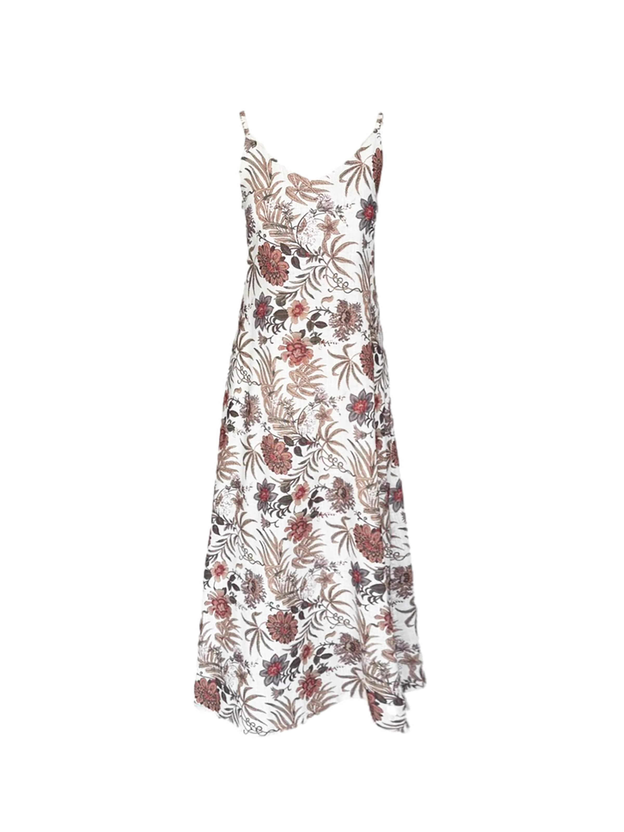 Haris Cotton Jurk in de kleur Wit, Productweergave