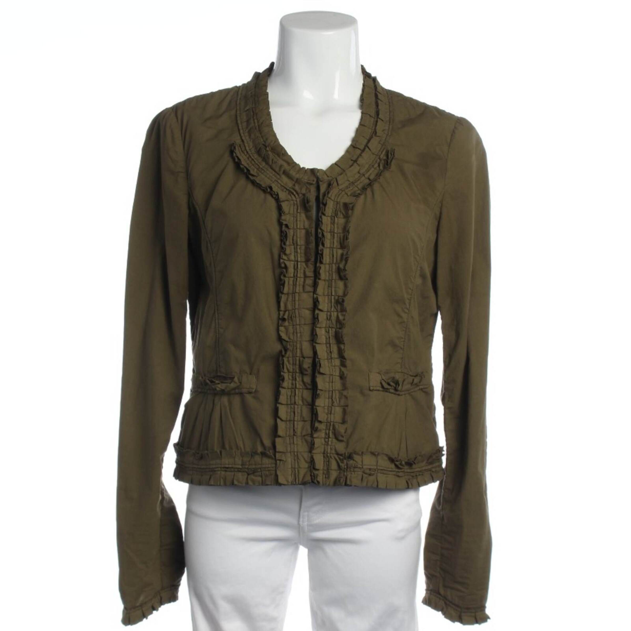 Ermanno Scervino Jacket & Coat in M in Green: front