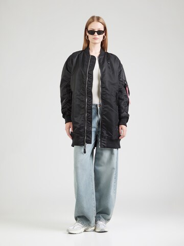 Palton de primăvară-toamnă 'MA-1' de la ALPHA INDUSTRIES pe negru