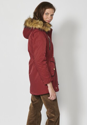 KOROSHI Between-seasons parka in Red