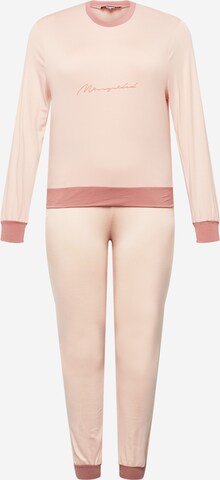 Missguided Plus Loungewear in Pink: front