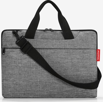 REISENTHEL Laptop Bag in Grey: front