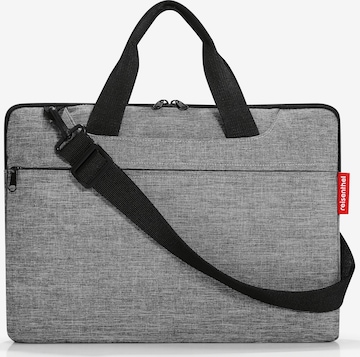 REISENTHEL Laptop Bag in Grey: front