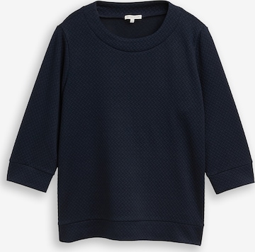Tom Tailor Women +Sweater majica - plava boja: prednji dio