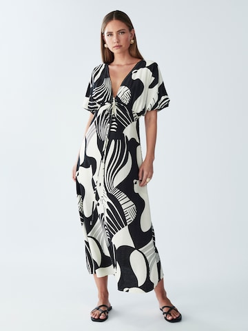 Rochie de vară 'Blossom' de la St MRLO pe negru
