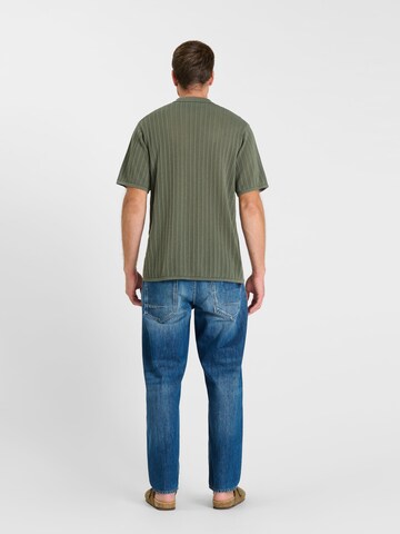 Le Temps Des Cerises Regular fit Overhemd in Groen