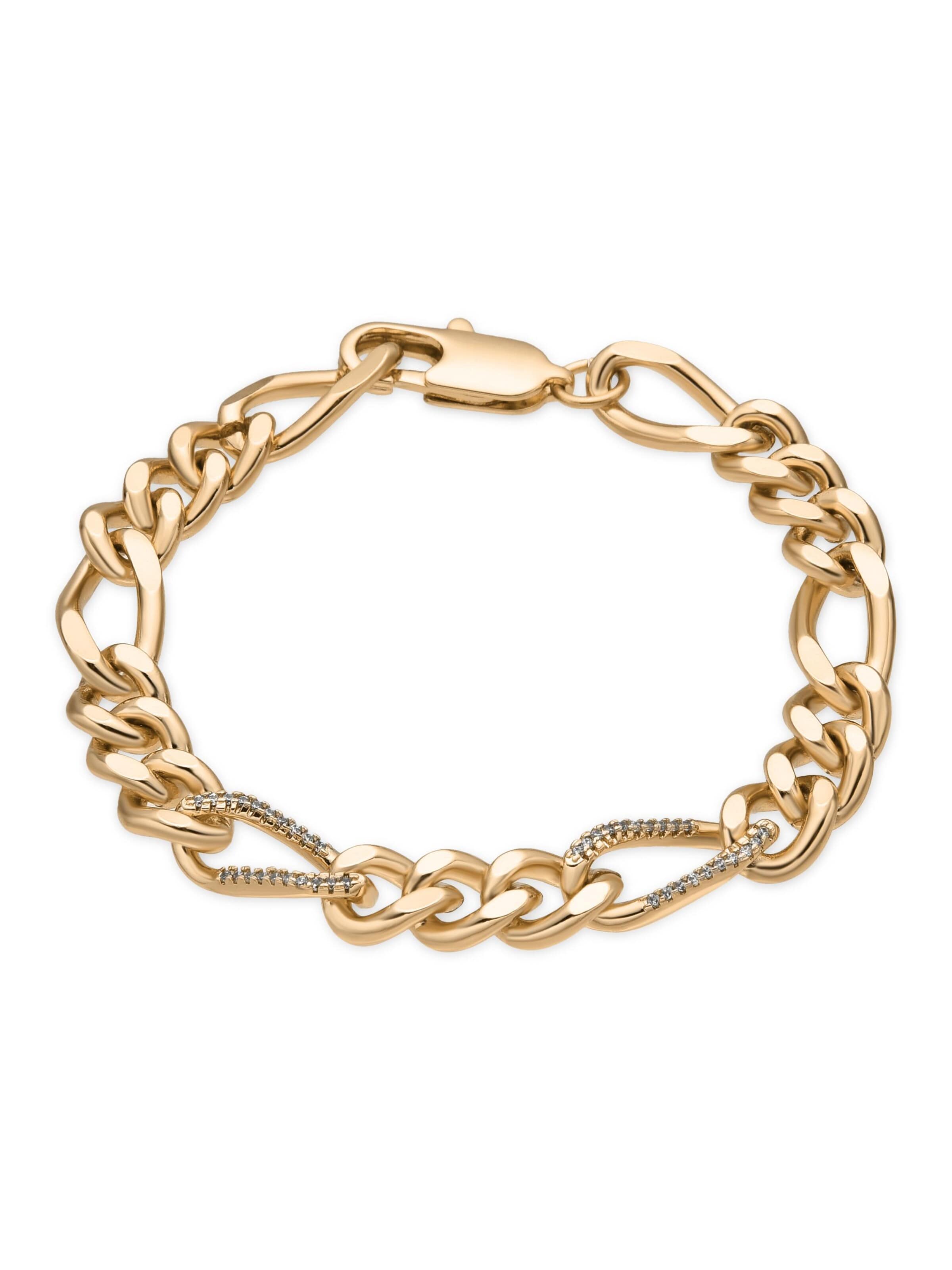 Luxenter Armband 'Thalu'‌‌ in 20 cm in gold, Produktansicht