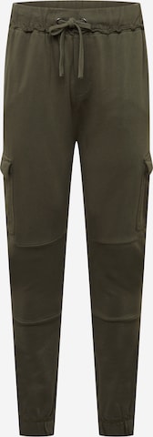 Key Largo Tapered Cargobroek 'Result' in Groen: voorkant