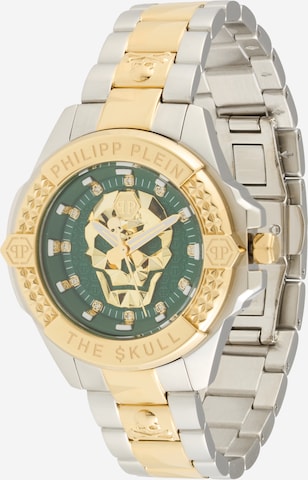 zelts Philipp Plein Analogais pulkstenis: no priekšpuses