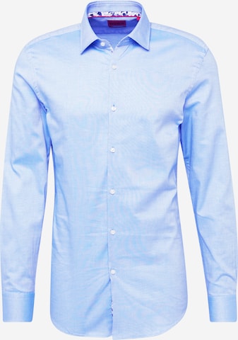 Coupe regular Chemise 'Koey' HUGO Red en bleu : devant