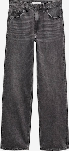 MANGO Regular Jeans 'Miami' in Zwart: voorkant