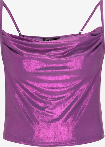 faina - Top 'Festive' en lila: frente