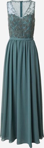 mascara Evening Dress in Green: front