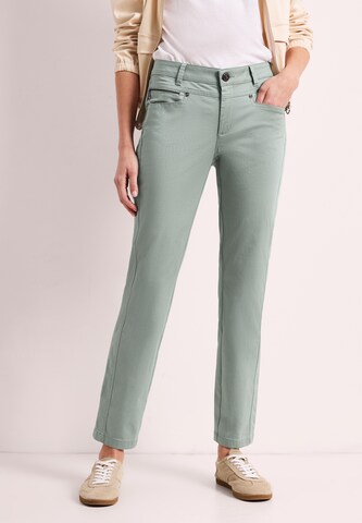 STREET ONE Slim fit Pants in Green