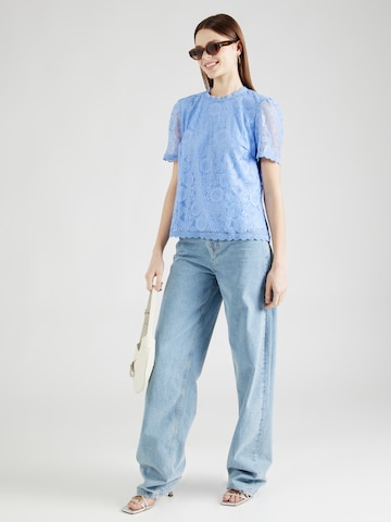 PIECES Bluse 'OLLINE' in Blau