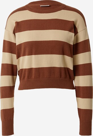 Noisy may Sweater 'Zoe' in Beige: front